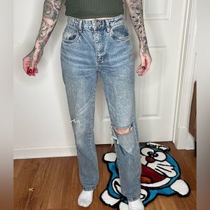 Cotton on long straight leg jeans